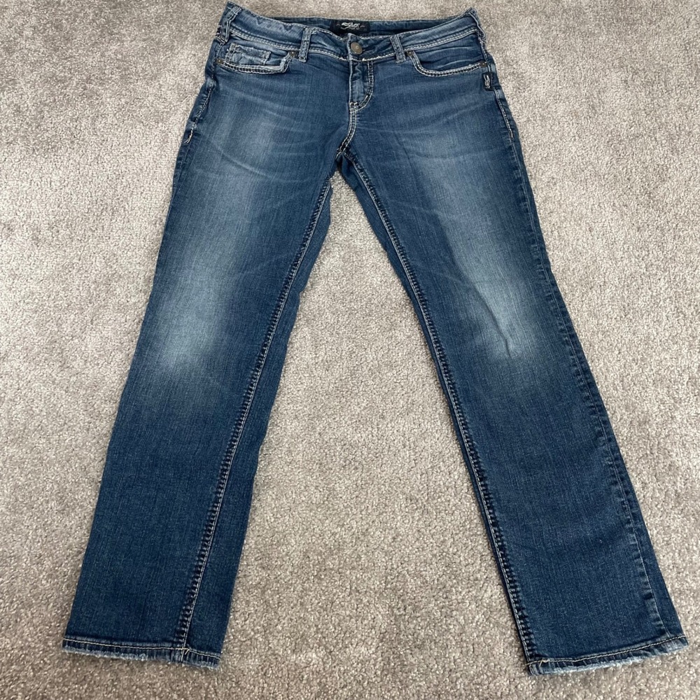 Silver Jeans  Jeans Womens 31x28 Suki Ankle Slim Y2K Medium Wash (Sz Tag 30x27)